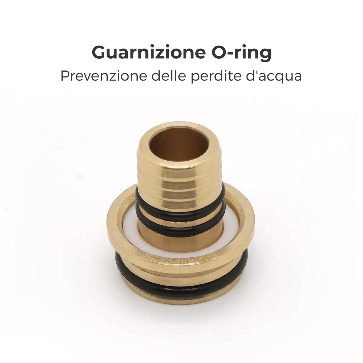 Vancoco 10 pz Raccordo a compressione 16x2mm per Tubi di Riscaldamento a Pavimento Giunti 3/4'' Eurocone