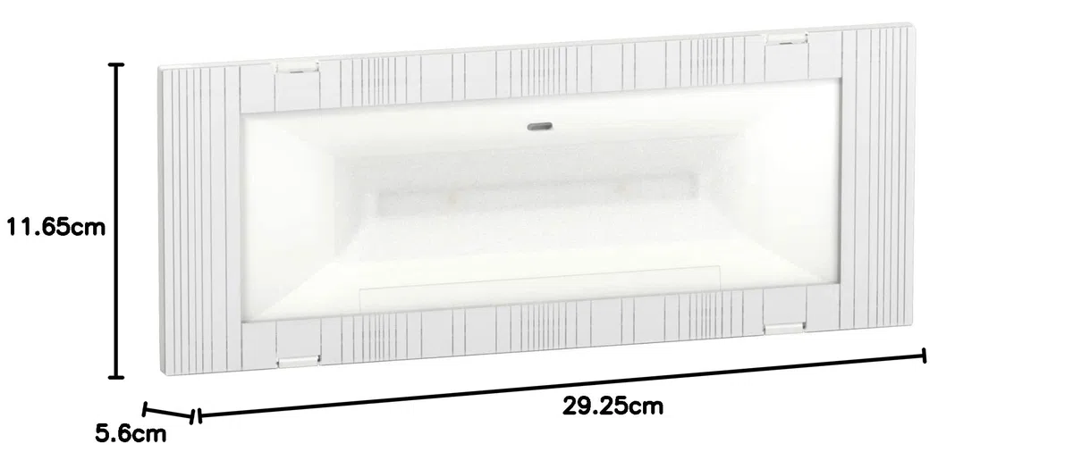 Lampada led di emergenza EXIWAY EASYLED 11W ad incasso