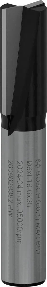 Bosch Home and Garden Fresa Standard ranurar 2 filos:8x9x20mm