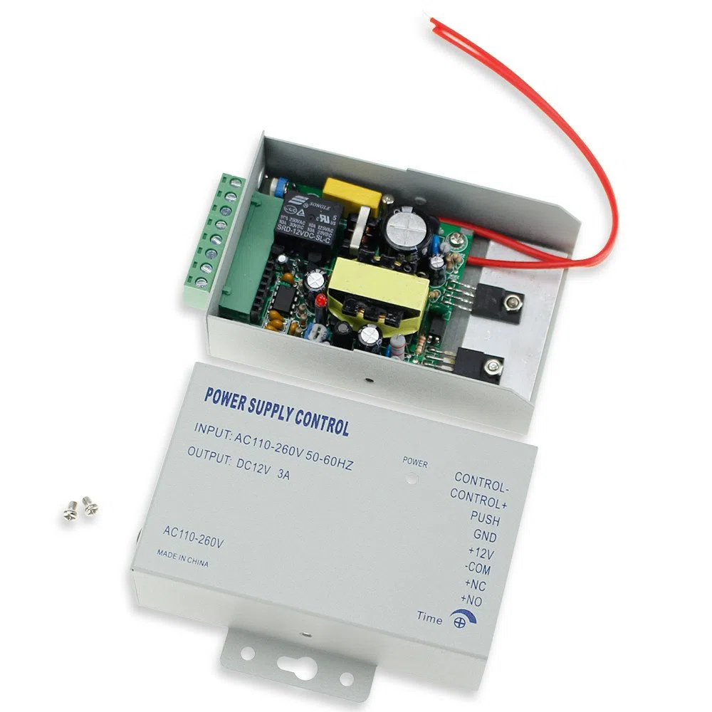 AC 110-240V a DC12v 3A Alimentatore 36w per l'alimentazione Elettrica del Sistema di Controllo Degli Accessi Porta