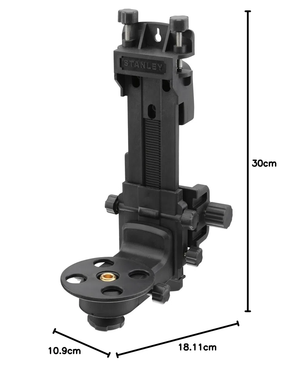 STANLEY, Appendi-utensili a parete TPVM, compatibile con livella laser, con filettatura 5/8", 1-77-172