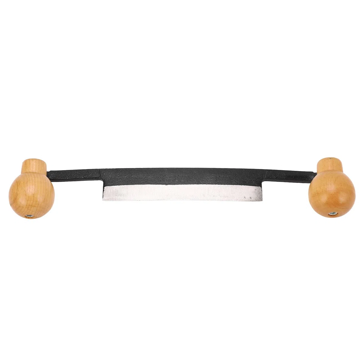 Coltello Barba Dritto, Doppio Manico in Legno Antiscivolo Coltello Barba con Lama in Acciaio Al Tungsteno per la Lavorazione del Legno, Ideale, Lame di Coltello