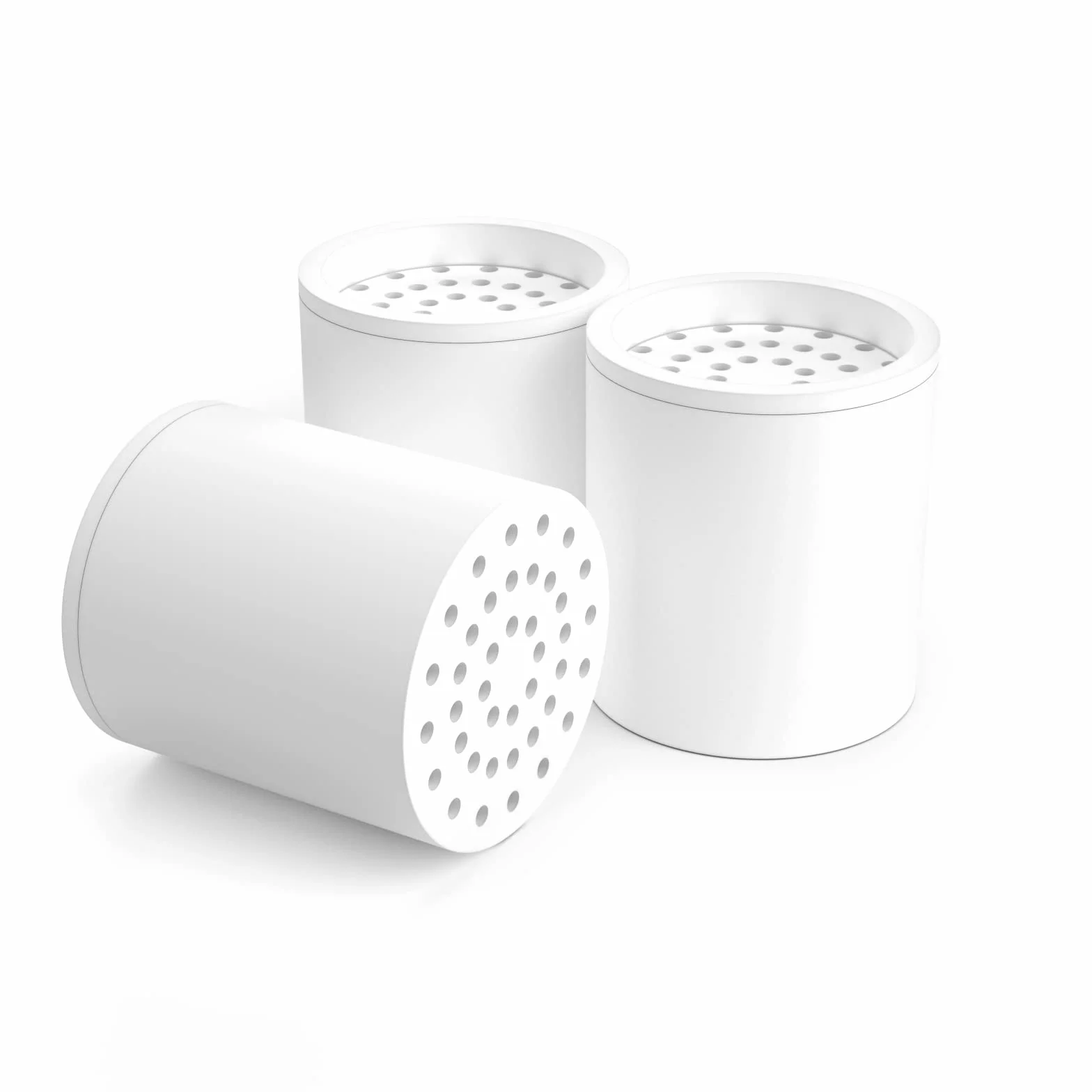 Rainsworth Cartuccia di Ricambio 20 Stadi per Filtro Doccia, Set di 3 Cartucce Filtro ad Alto Rendimento, Filtro di Ricambio Universale per Soffione Doccia per addolcire l'acqua dura