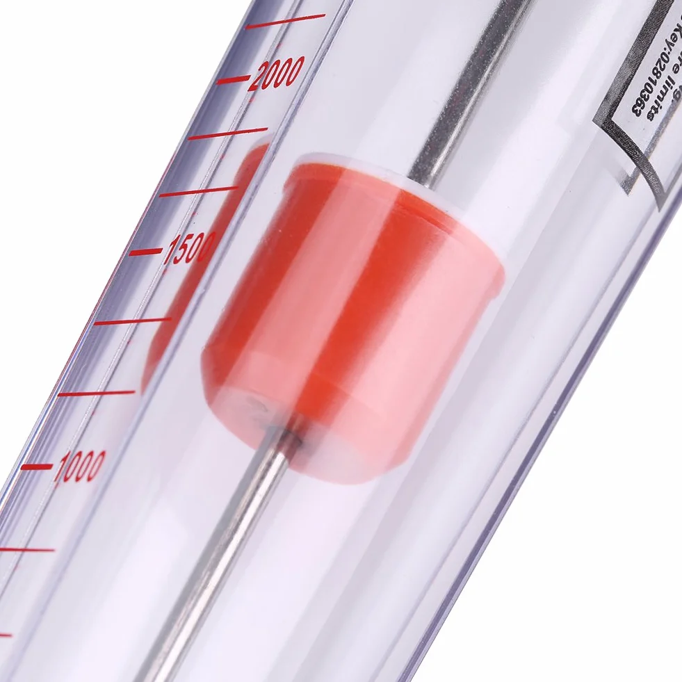 lzs 25 flussometro misuratore di portata 300 – 3000L/H Acqua rotameter tubo di plastica