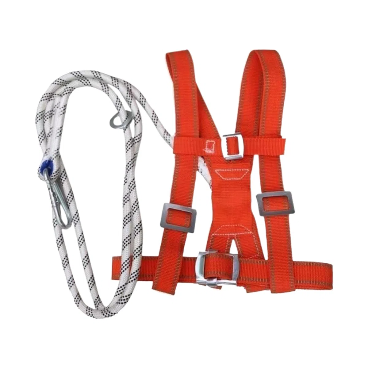 Imbracatura di Sicurezza per Tetti - Attrezzatura Esterna Regolabile,Imbracatura di Sicurezza per il Corpo per Cantiere,per Manutentori Magazzino, Pulitori Finestre, Arrampicatori,