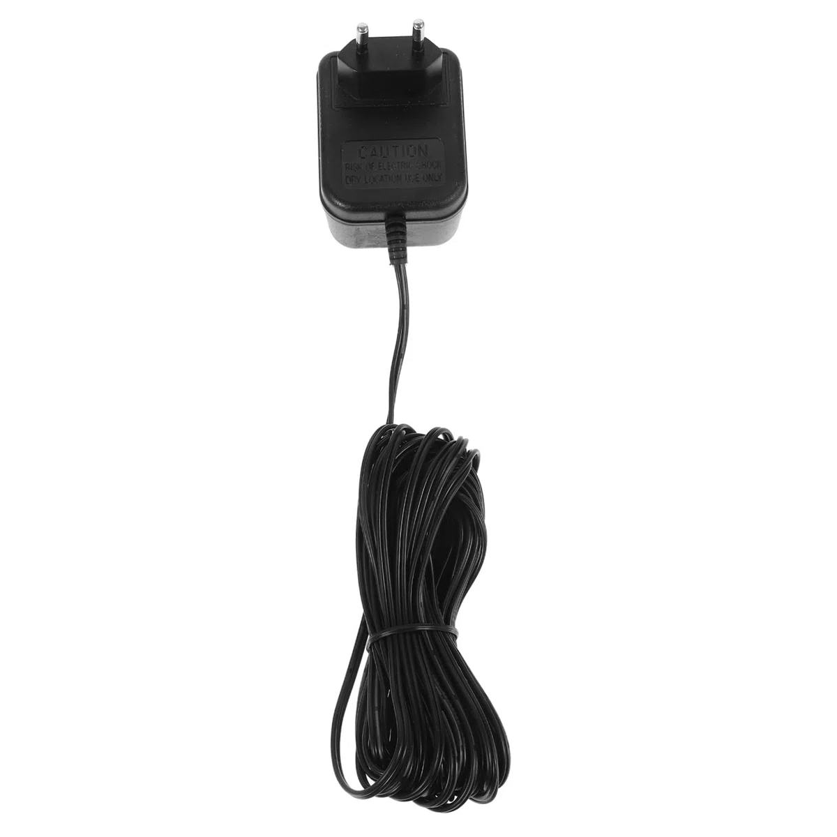 NUOBESTY Trasformatore Certificazione Europea 24v500mah per e Cavo Blink Campanello Design Elegante 5/8 Metri in Plastico Nero, Compatibile Uso Domestico