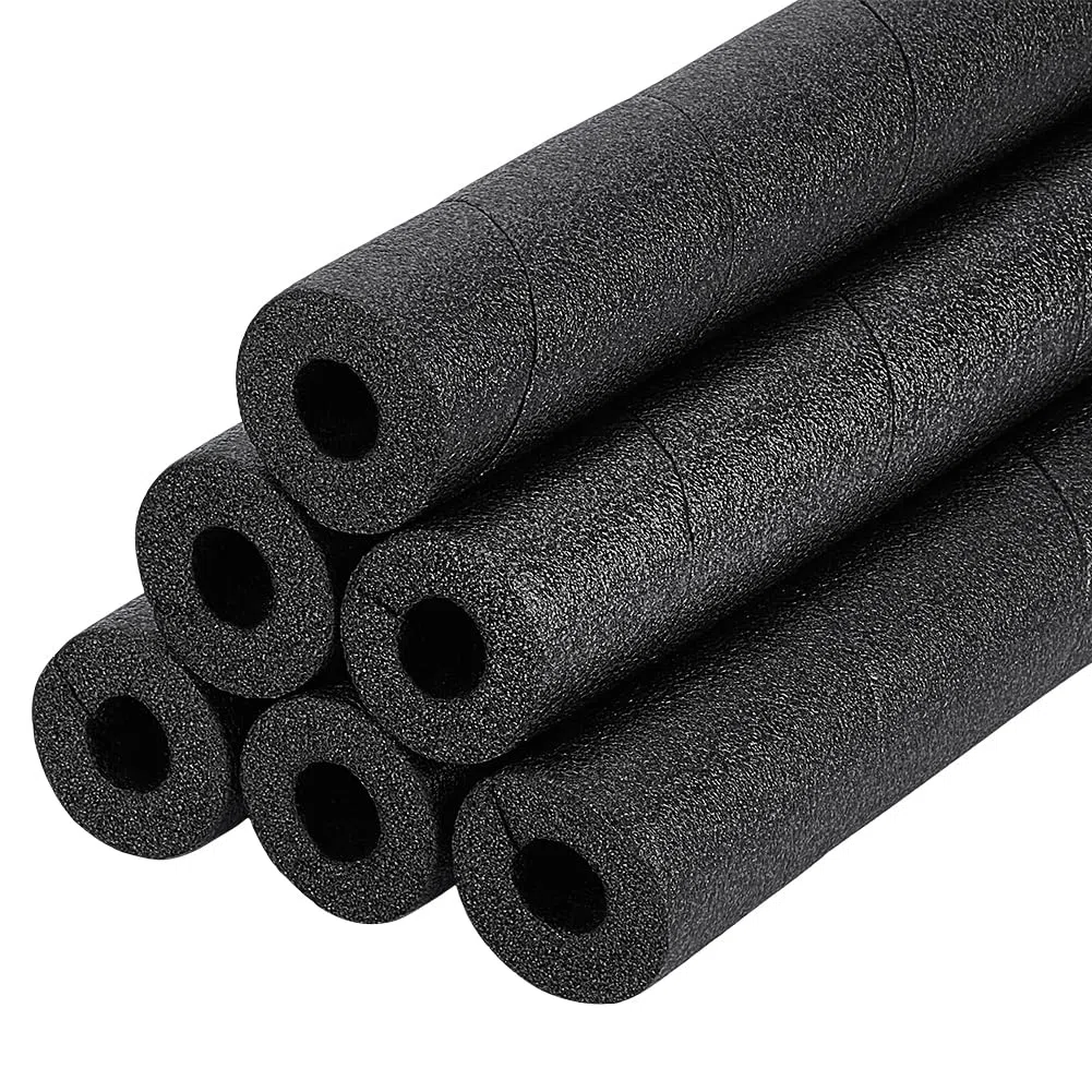BENECREAT 8 pz Tubo di Schiuma Isolante, Tubo Flessibile Multiuso In Schiuma Nera per Piscine per Fessure e Giunti, Supporto per Stucco per Cemento, 42x4.5cm