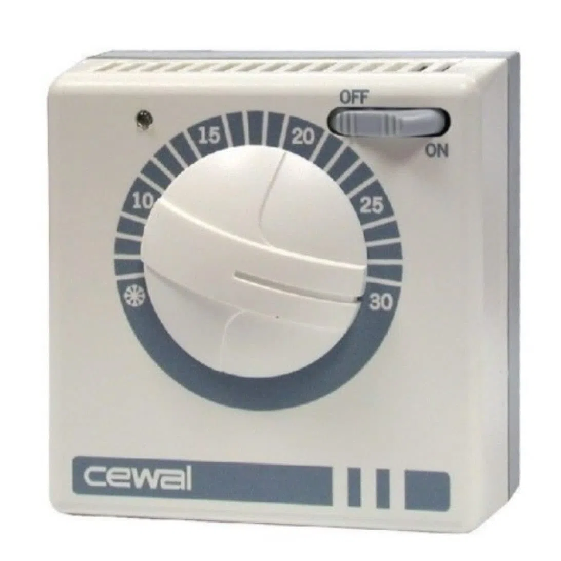 TERMOSTATO AMBIENTE CEWAL RQ 30 DA PARETE a rotella con interruttore - 91934930