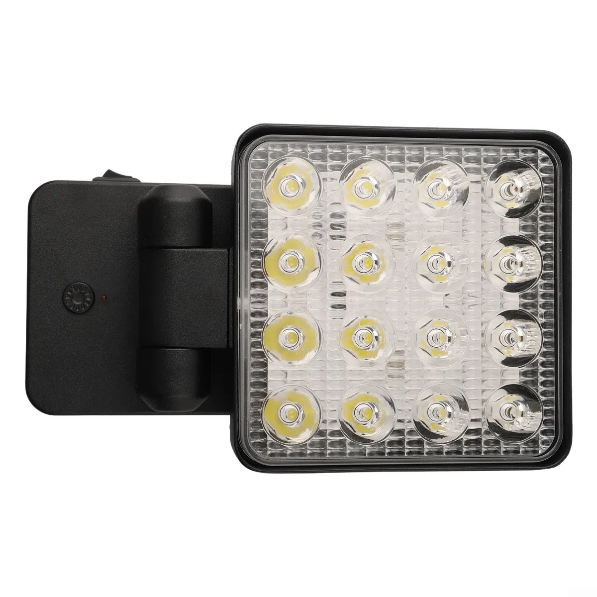 Lampada da lavoro portatile per Metabo 18 V batteria BS18 SB18 per serie LT 1200-1500 lumen lampada LED 90 gradi curva 330 gancio di rotazione rosso nero 17,5 cm corpo in plastica