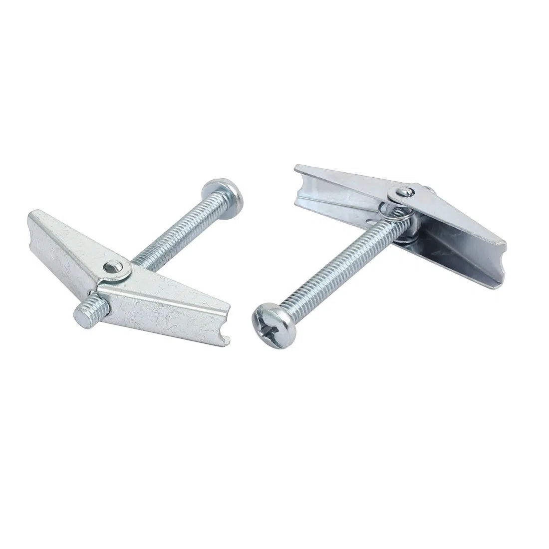 Sourcingmap, 5/16 "x 7,6 cm filettatura maschio caricata a molla a parete cava testa rotonda Toggle Bolt 5 pz