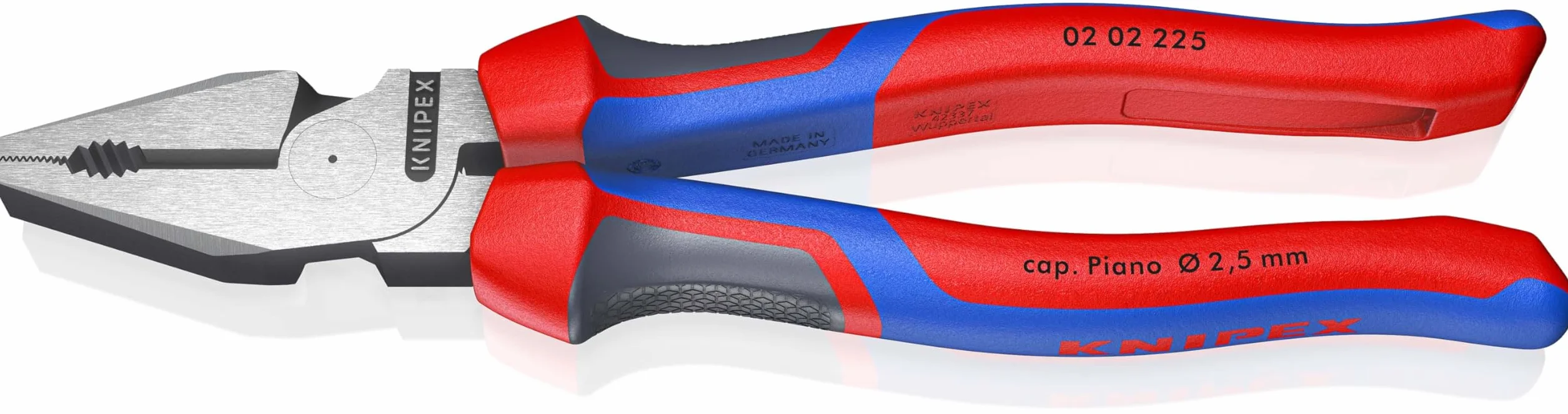 KNIPEX Pinza universale tipo forte con manici comfort 225 mm, 02 02 225
