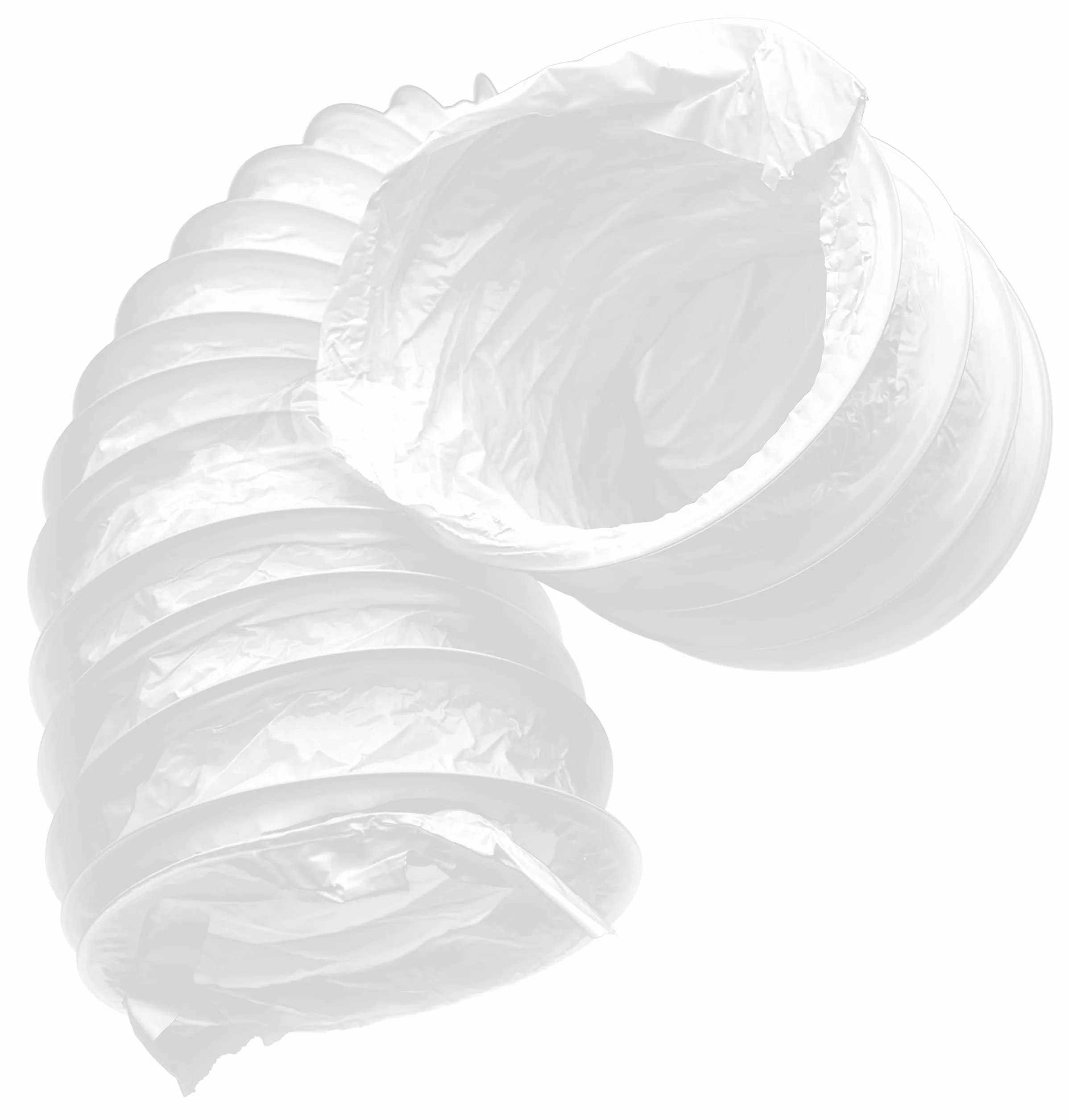 H&C VENT Tubo flessibile in PVC di scarico Ø 160 mm diametro tubo – HVAC 3 m lunghezza massima condotto dell'aria – uscita ventilazione tubo flessibile per aria condizionata, sistema di alimentazione