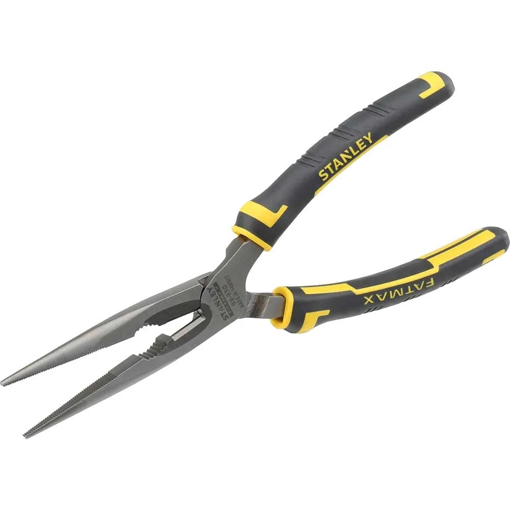 STANLEY 0-89-870 Pinza Becchi Mezzotondi Lunghi, 200 mm