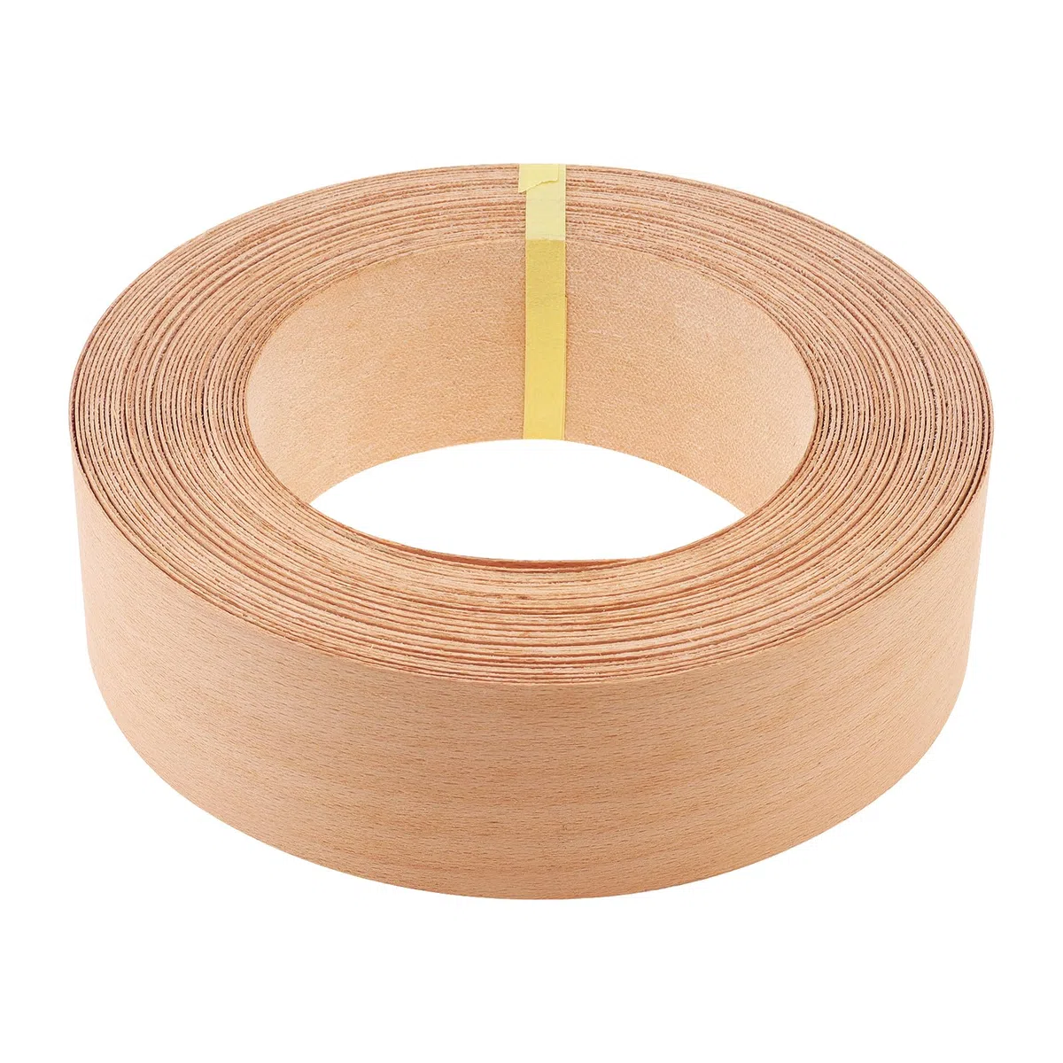Nastro per bordi in legno di faggio, 50 mm x 15 m, termoadesivo, per fai da te, riparazione di armadi, restauri di mobili, nastro con venature in vero legno (faggio, 5 cm x 15 m)