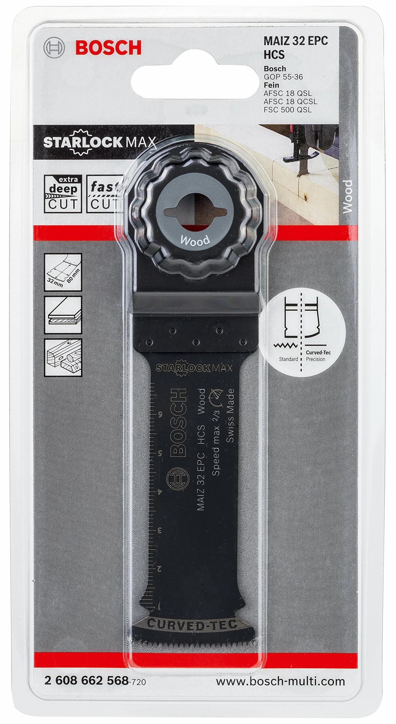 Bosch 2608662568 Accessorio per Utensili Multifunzione