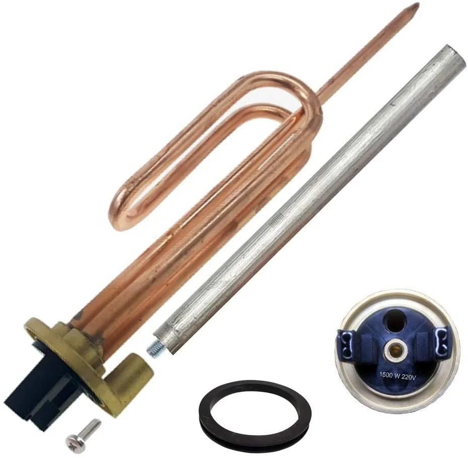 RESISTENZA CURVA 1500W + ANNODO 16x200 mm + GUARNIZIONE TERMI COINTRA Thermor Compatibile con ARISTON