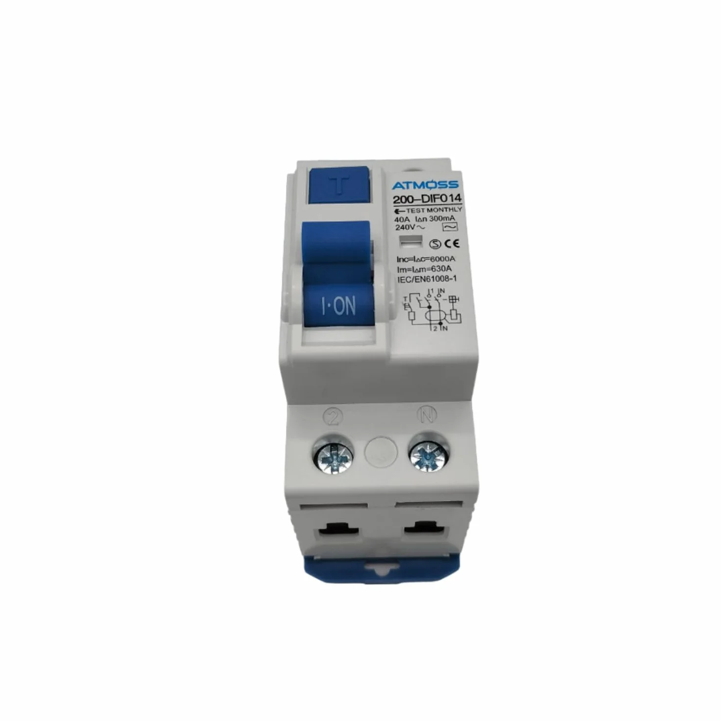 ATMOSS Differenziale 2P 6Ka Tipo Ac 40A 300Ma