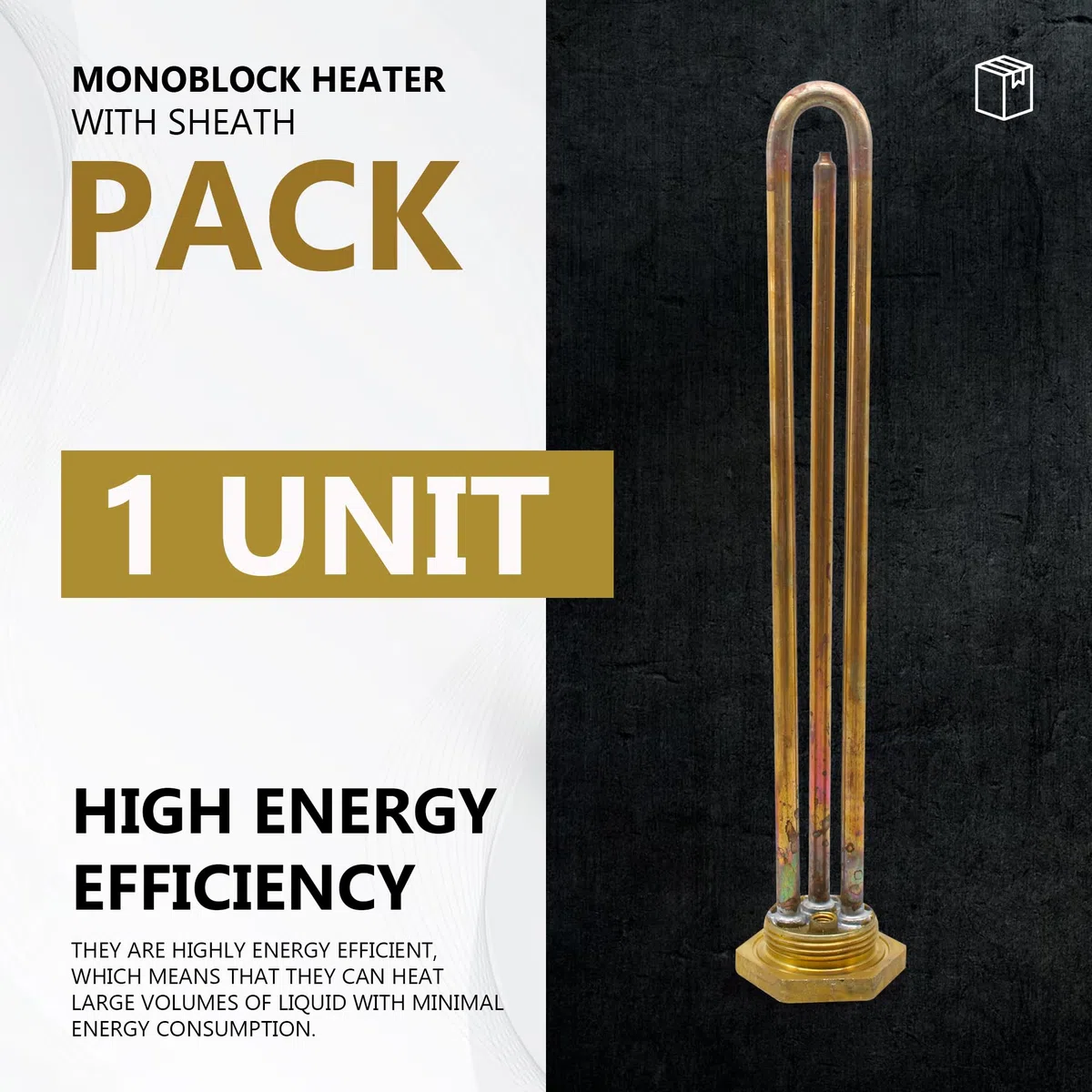 DOJA Barcelona | Resistenza Boiler 1200W | 1 Pz | Resistenza Scaldabagno Elettrico | 300mm | Resistenza Scalda Acqua | Resistenza Filettata Scaldabagno 50 Litri, Resistenze per Boiler Elettrico Acqua