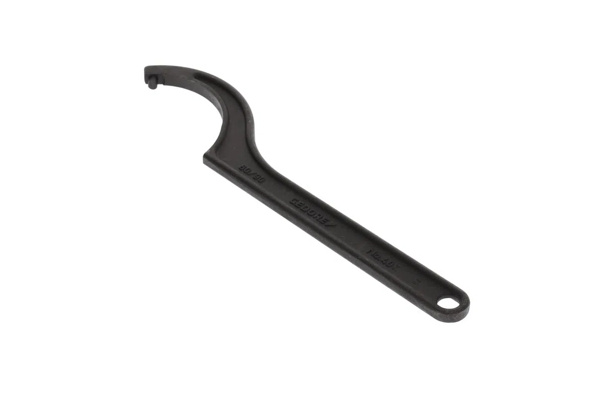 GEDORE Chiave a Settore Nasello Tondo, per Dadi Cilindrici con Fori Radiali, Chiave a Settore Moto e Bici, 80-90 mm, Diametro Punta 8 mm, Chiave a Cricchetto, 40 Z 80-90