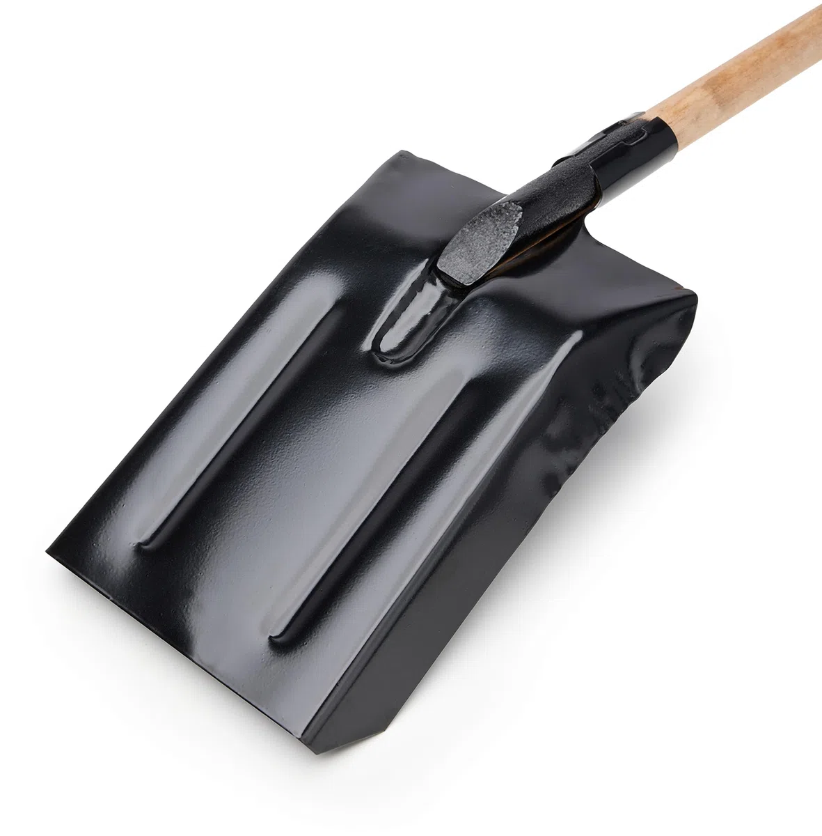 Garronda Pala per Carbone in Metallo con Impugnatura in Legno Dimensioni: 70 x 18 cm GD-0008
