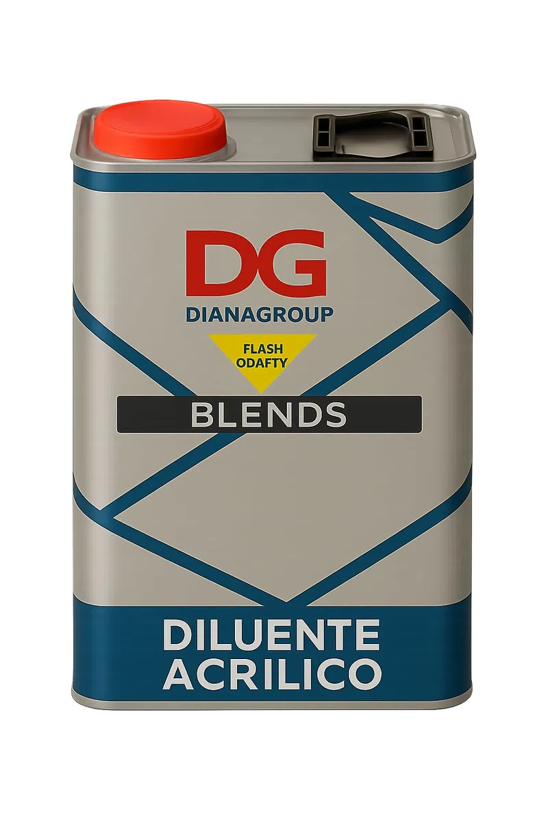 Diluente Acrilico Diana Group 5L - Diluente Acrilico Fast Professionale Alta Qualità