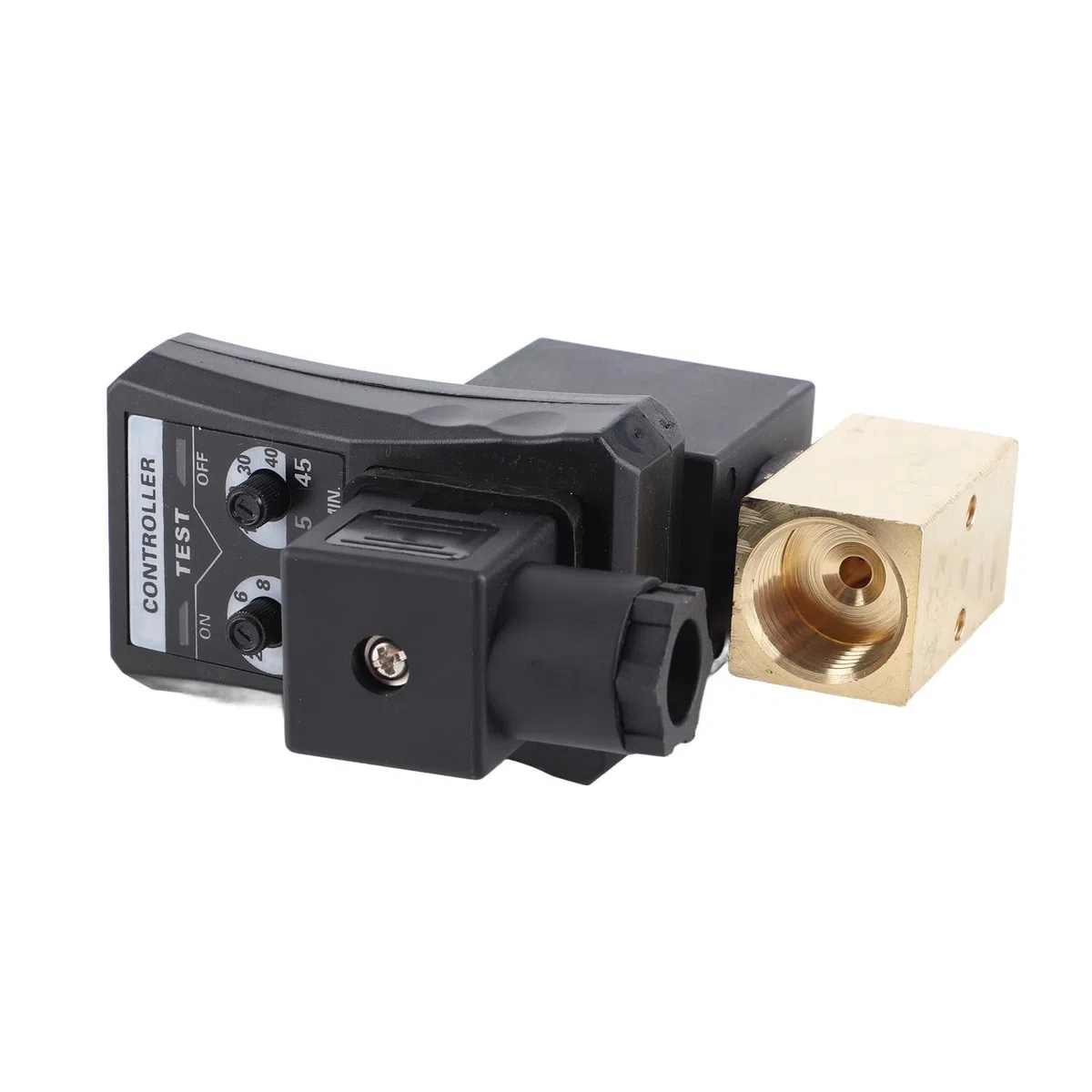 Valvola di Scarico Automatico Elettronica Ottone, Valvola di Scarico Automatico G1/2 DN15 Valvola di Scarico Elettronica Automatica per Condensato Compressore d'aria (AC230V)(230V)