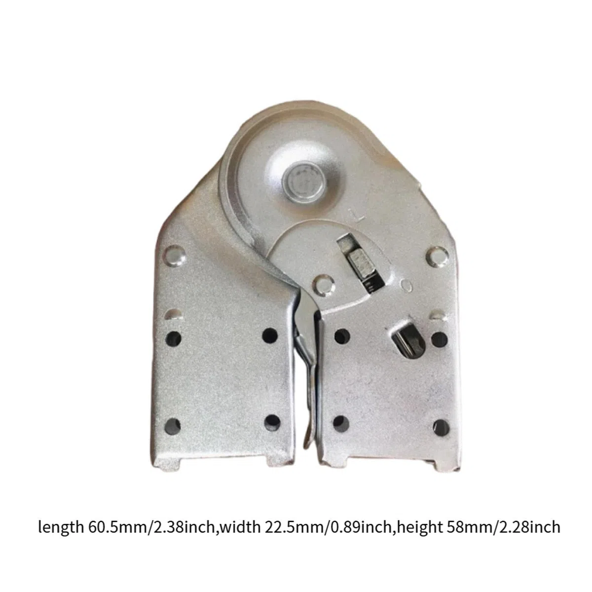 Cerniera per scala a pioli, giunto di bloccaggio pieghevole, staffa in acciaio, bulloni inclusi, accessori per casa, cantiere, robuste parti di, Interfaccia 58x21mm