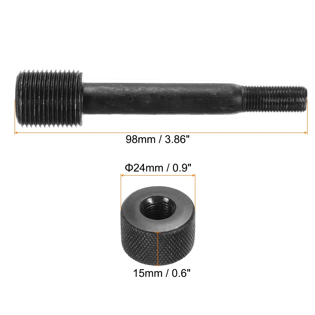 QUARKZMAN Punzone per Fori con Vite Estrazione M20x1,5 M10 x 1 Disponibile Kit Realizzazione Fori Perno Idraulico Sostituzione Filettatura Punzoni Cappuccio Bloccaggio per Hydraulic Drivers