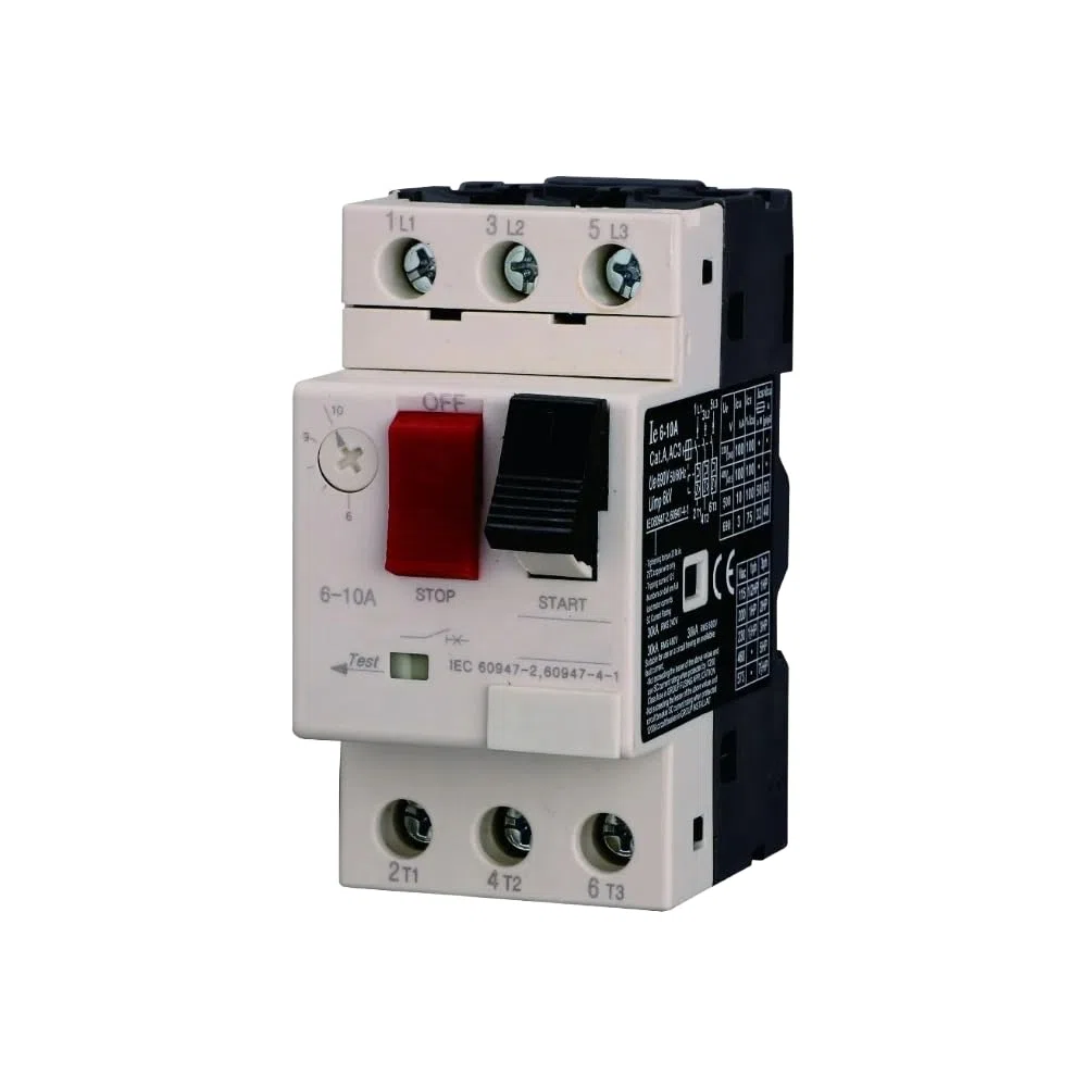 gloca Salvamotore Regolabile MODULI DIN GV2 Protezione Del Motore (10-16 Ampere)