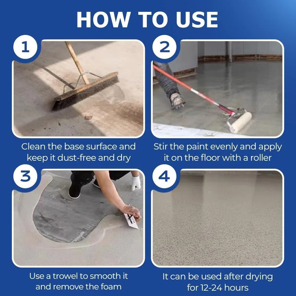 Vernice epoxica colorata sabbia per pavimenti, Louis Forest, autolivellante, per garage, cemento, piastrelle e marmo (rosa, 500 g)