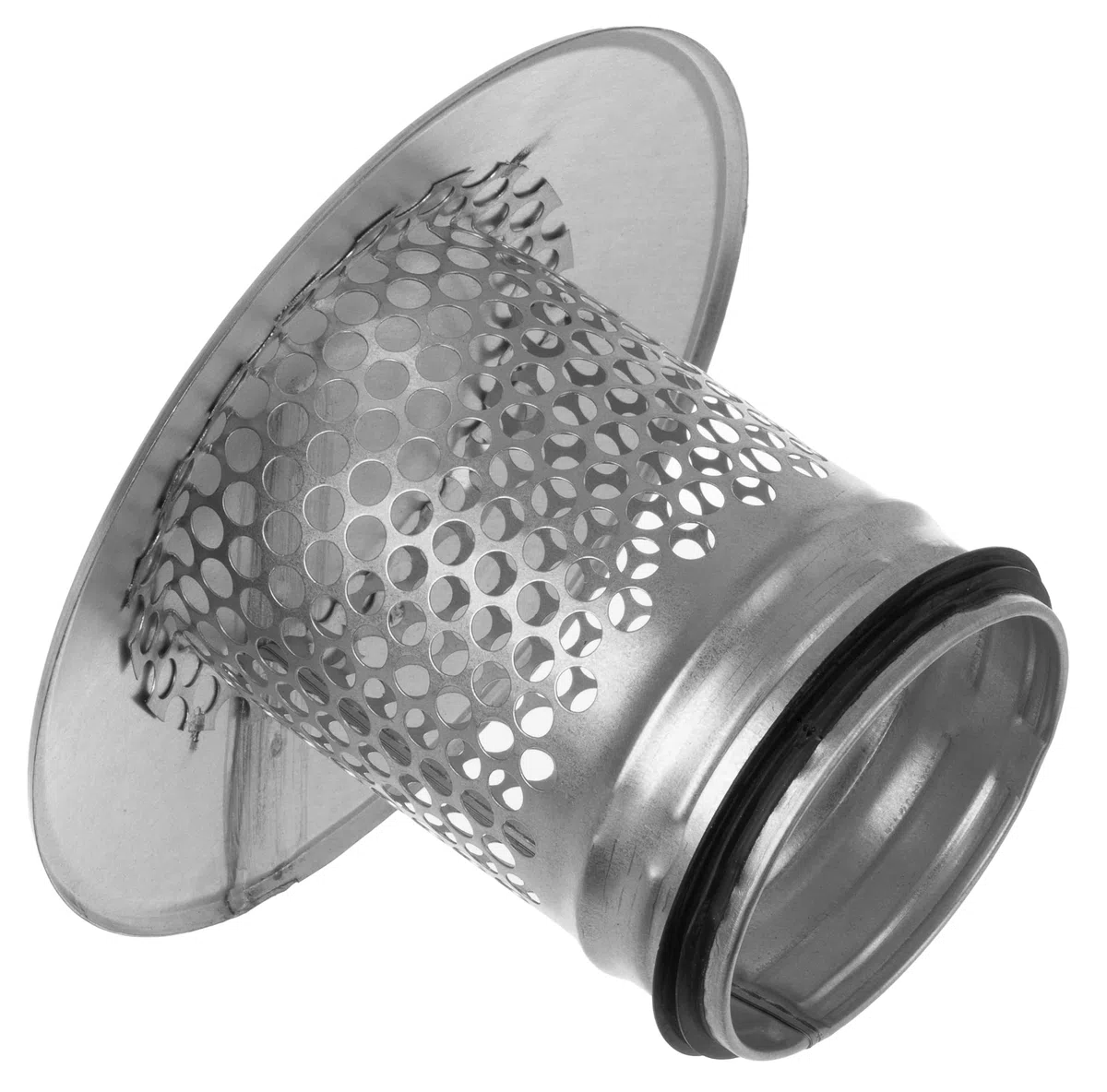 100mm Coperchio del Tetto con Protezione per gli Uccelli - Cappello di Ventilazione Rotondo in Metallo - Protezione da Pioggia e Neve - Non per Camino
