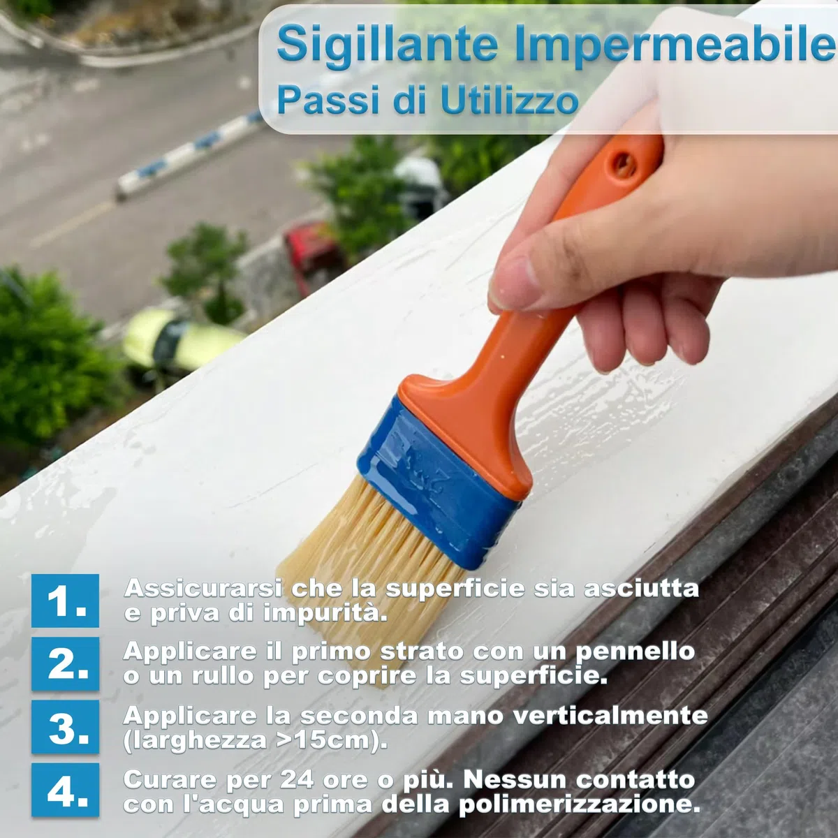 Sigillante Impermeabile Liquido Trasparente 1 Kg，Endhokn Agente Impermeabile Invisibile, Resina Liquida Impermeabilizzante Bagnoe, Tetto e Muro Esterno Riparazione Delle Perdite Agente Anti-Perdite