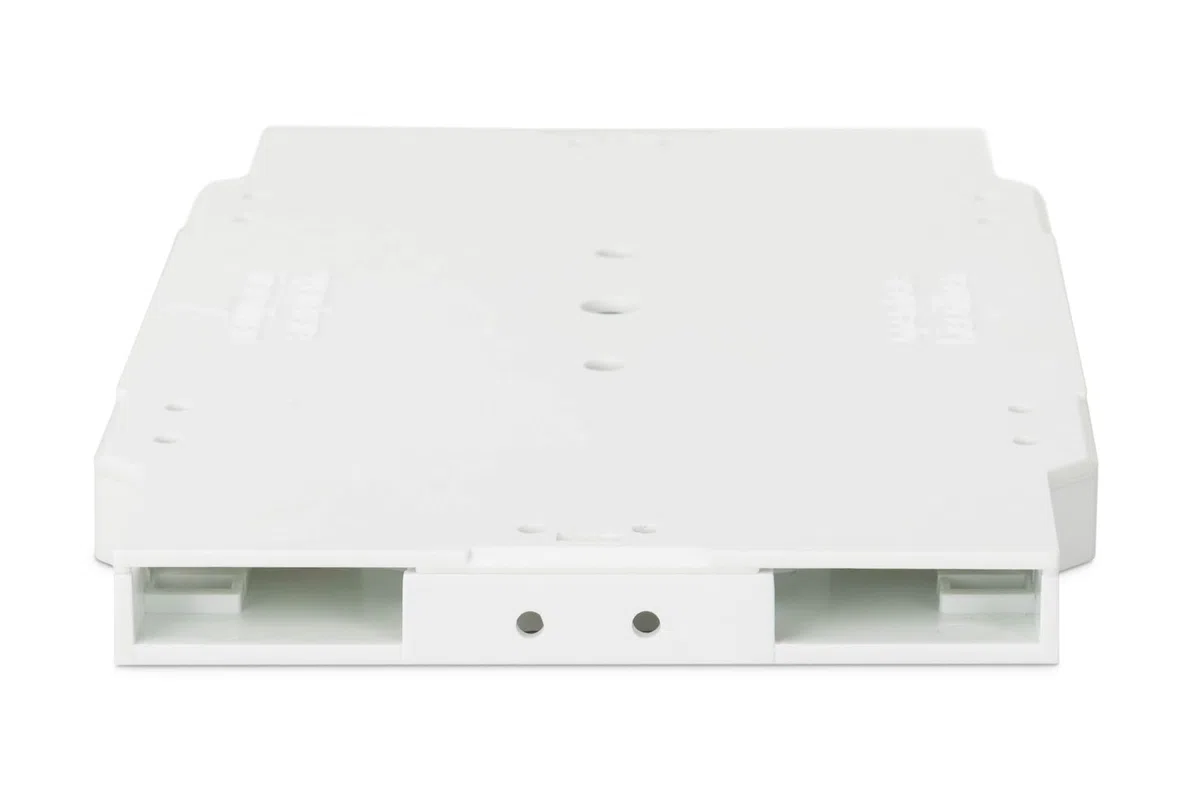DIGITUS Cassetta di giunzione in fibra ottica – 12 fibre – Supporto per giunzione con protezione a crimpare e termorestringente – Compatibile con armadi di distribuzione FO – Grigio