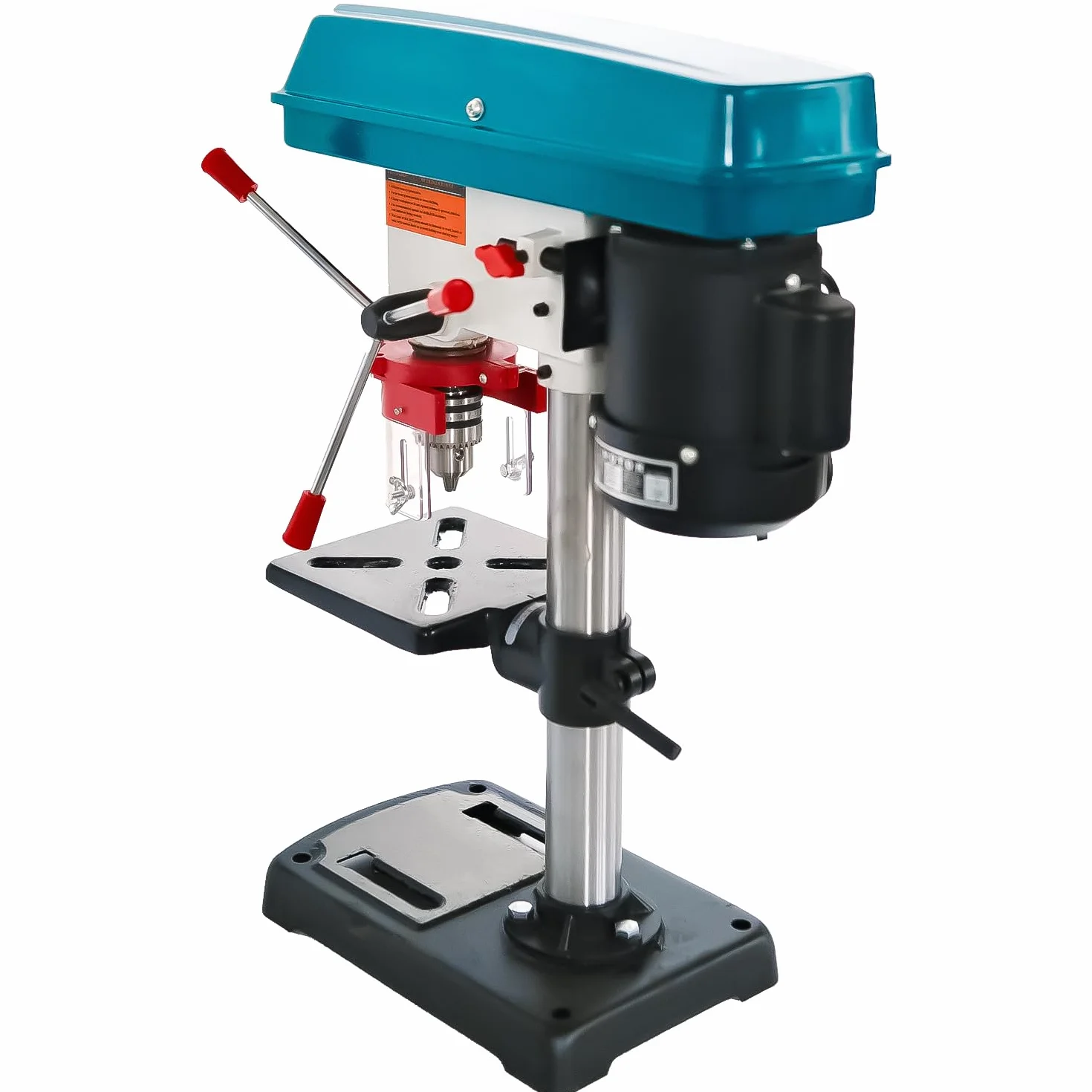 KATSU Tools Trapano a colonna da banco 250 W + mandrino 13 mm + interruttore elettronico 5 vel. + profondità foratura 50 mm + 2620 giri/min