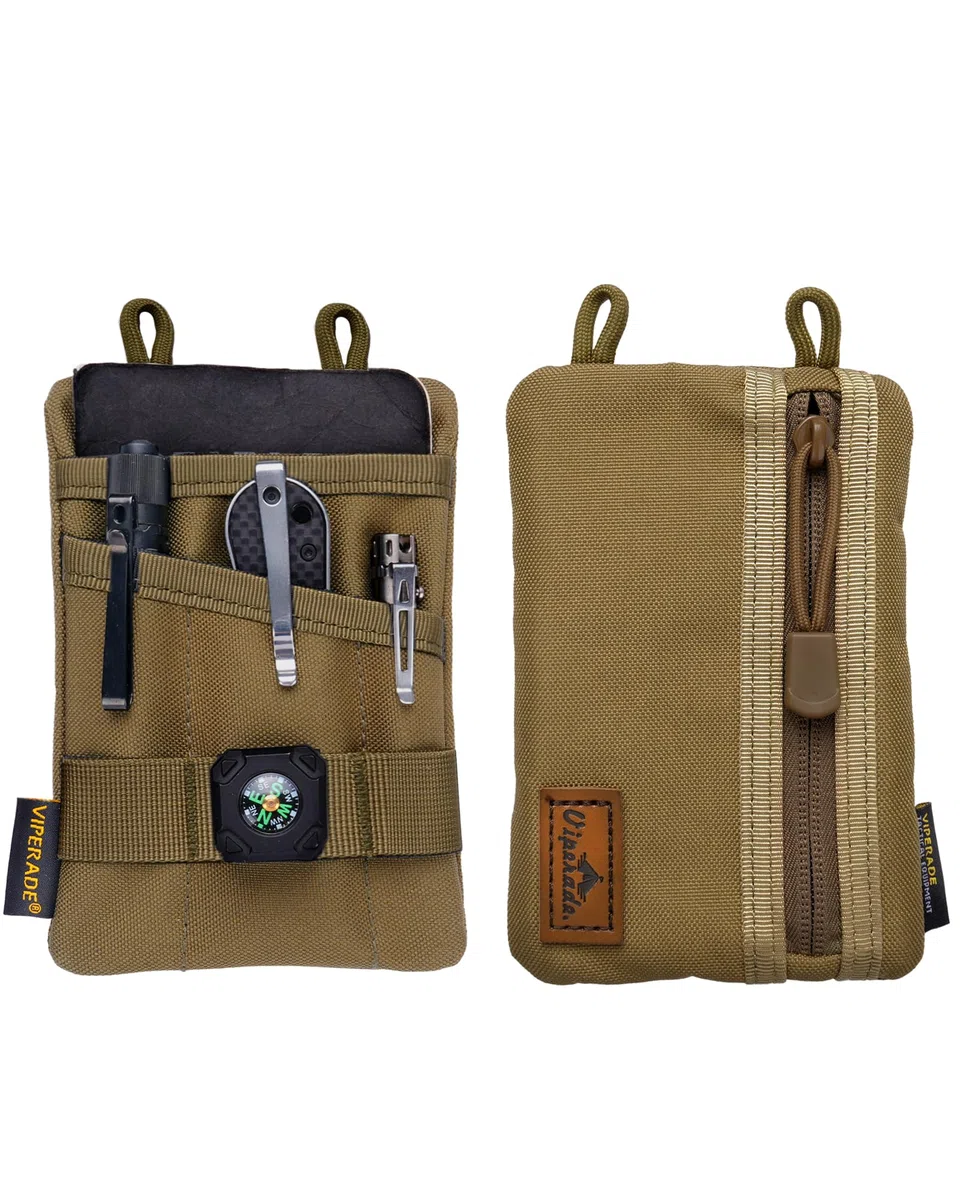 VIPERADE VE1 EDC Borsa porta attrezzi in nylon Borsa per attrezzi Everyday Carry Multitool Custodia Custodia per EDC Gears Torcia Tascabile Coltello Penna Taccuino