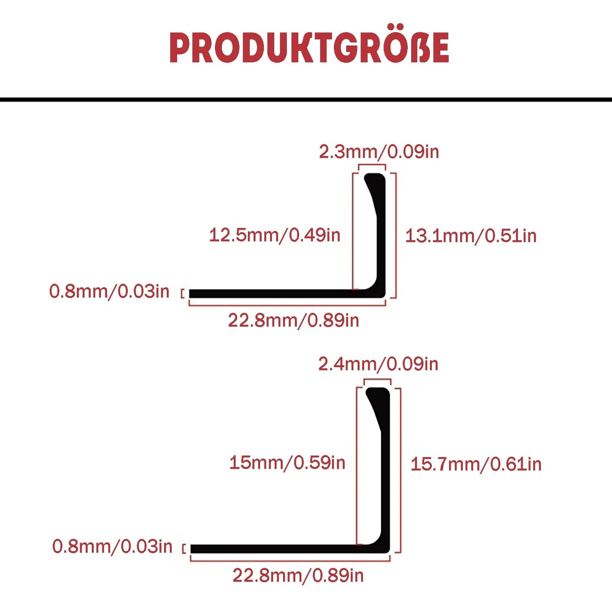 Profilo Bordatura L In Alluminio Anodizzato Per Scale - 135cm, 2 Pezzi, Finitura Elegante E Sicura Per Pavimenti Laminati, Accessori Per Scale, Nastri Di Finitura In Metallo(Silver,H:12.5MM)