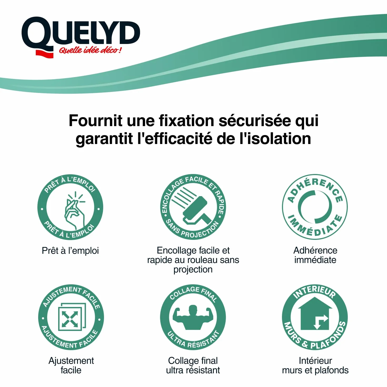 Quelyd Depron Secchio 3 kg Colles, Bianco