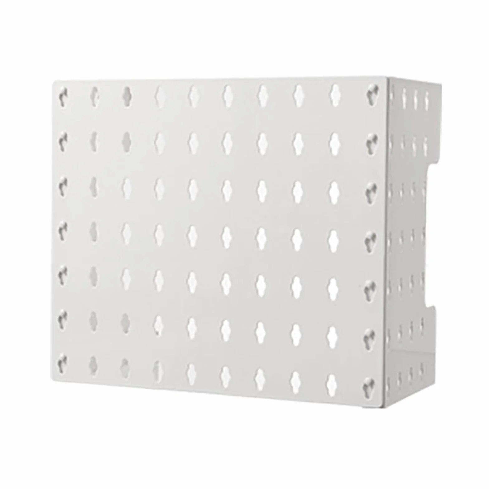 Copertura per Tubo Scaldabagno a Gas, Pannello Forato da Parete Senza Foratura in ABS, Rack di Stoccaggio per Nascondere Tubi (Facile da Installare)