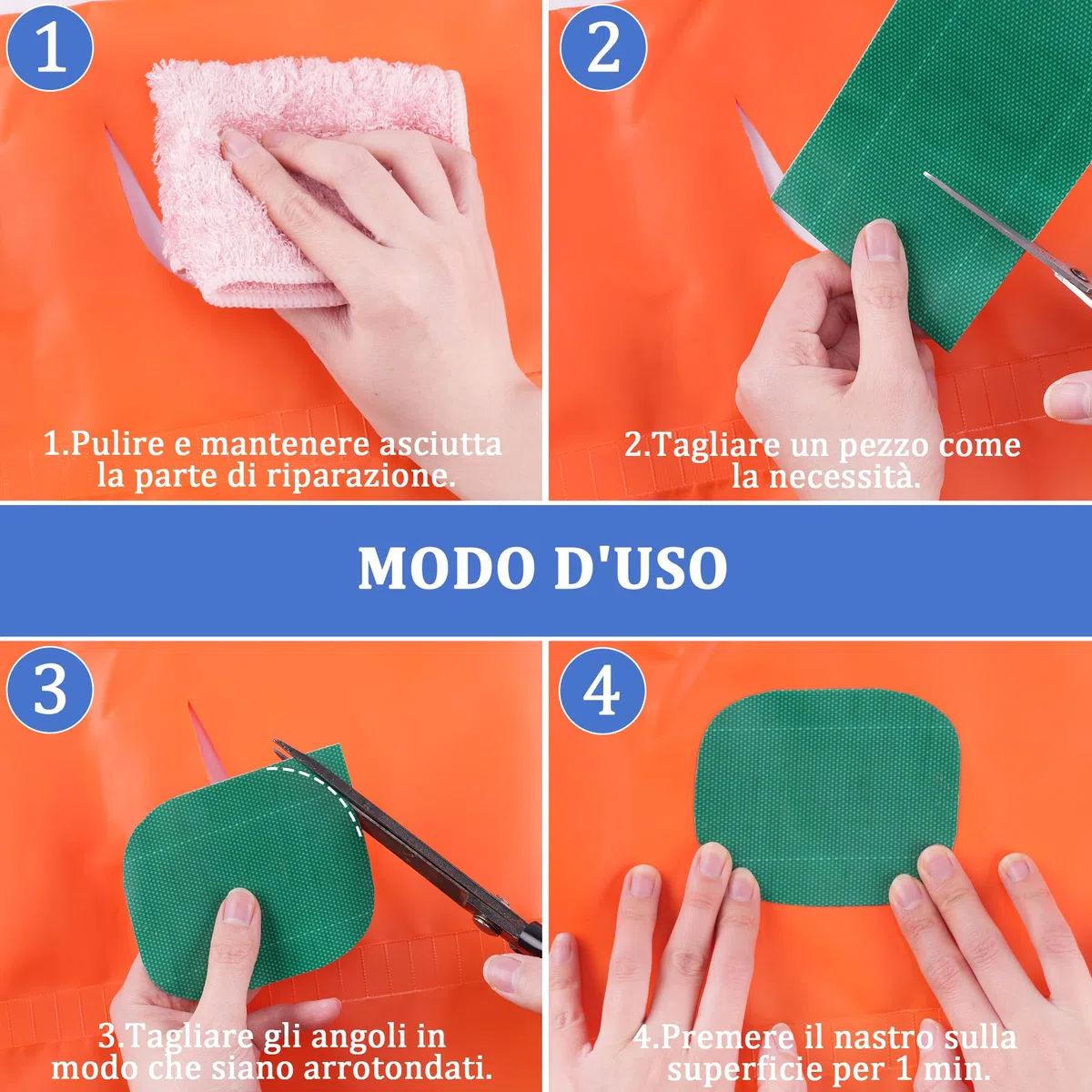 PE Nastro per Teloni,Nastro di Riparazione per Teloni in Tessuto, Toppe per Teloni, 5M*8CM, per Teloni per Camion, Tende da Sole, Tende, Trasparente