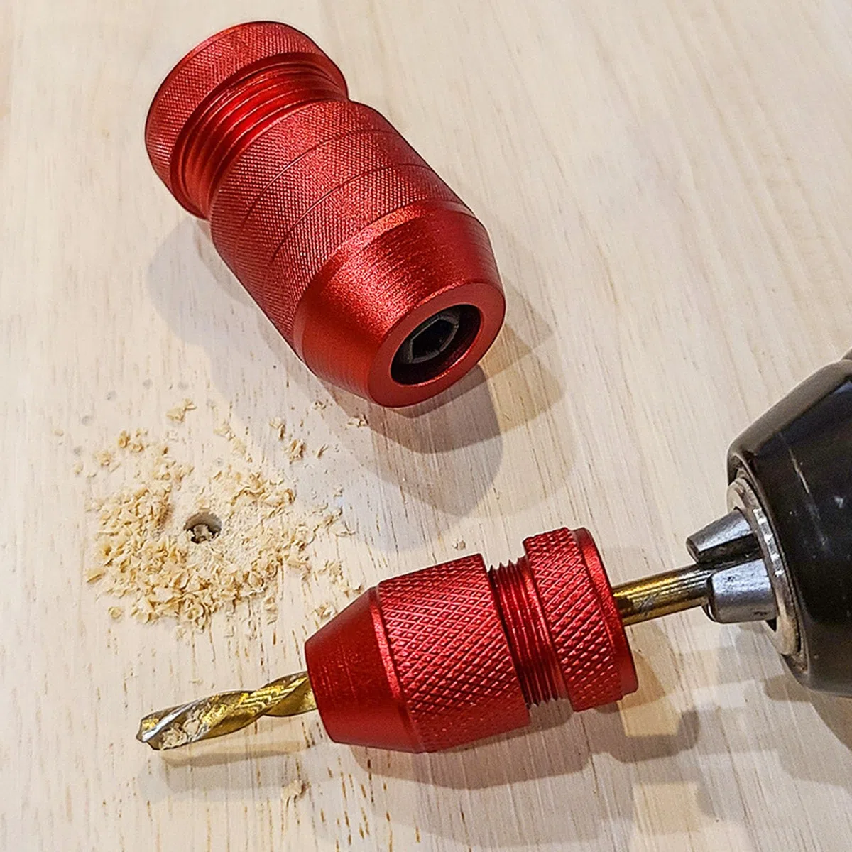 Stop Di Profondità Trapano, 2 Fermi Di Profondità Per Trapani Diametro Variabile 2-11mm Punta Elicoidale Per Legno Posizionatore Fermo In Alluminio Per Trapani Per Legno E Punte Elicoidali