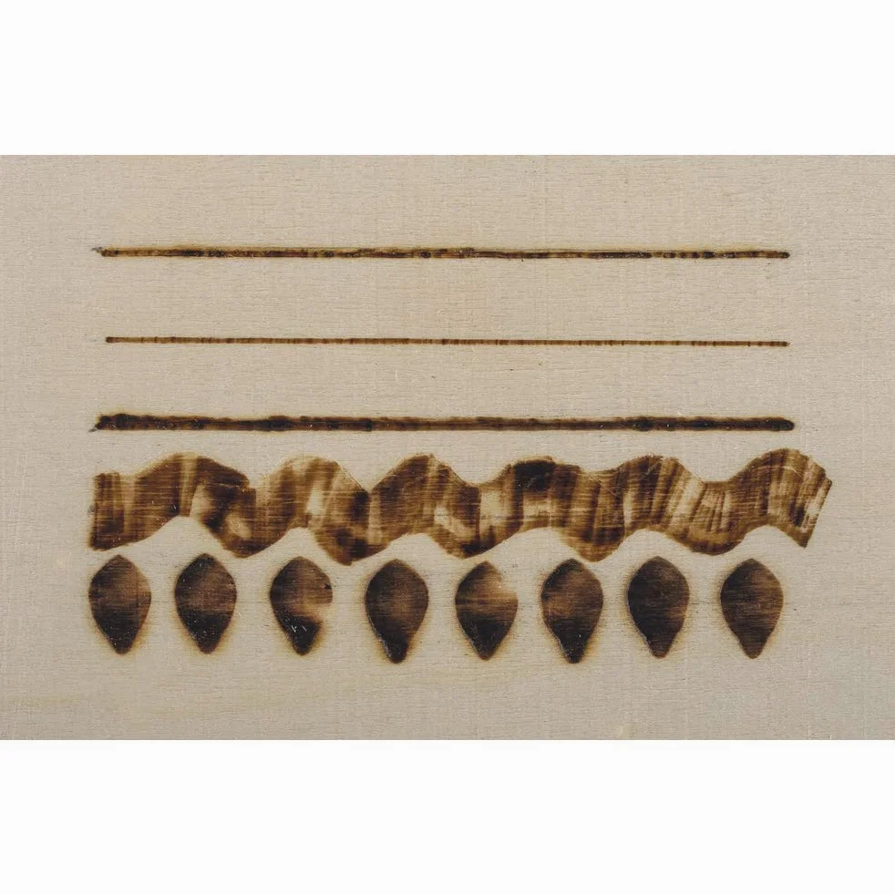 Rayher 89366000 Pirografo in box legno, incl. accessori, box 1set