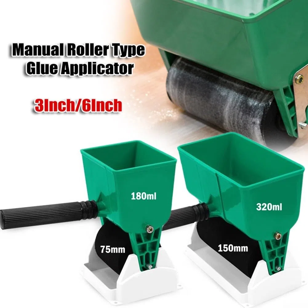 Applicatore manuale per colla a rullo per rivestimento rapido, con portata regolabile e manico antiscivolo (15,2 cm regolabile)