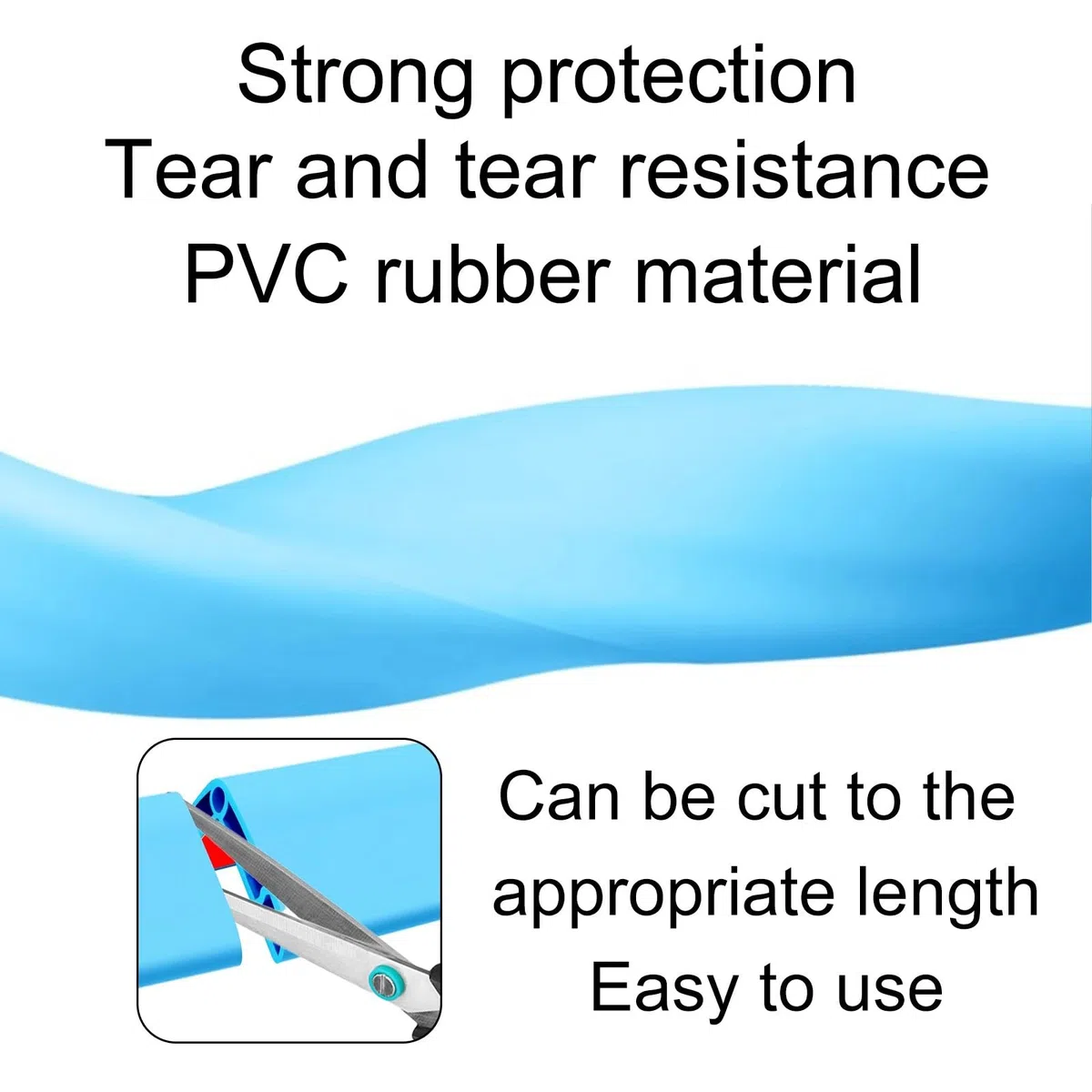 Profilo Angolare PVC, Paraspigoli Muro Autoadesive, Porose Anticollisione, Adatte per Angoli, Ringhiere e Bordi di Scale(Blue,3.5x150cm/1.4x59in)