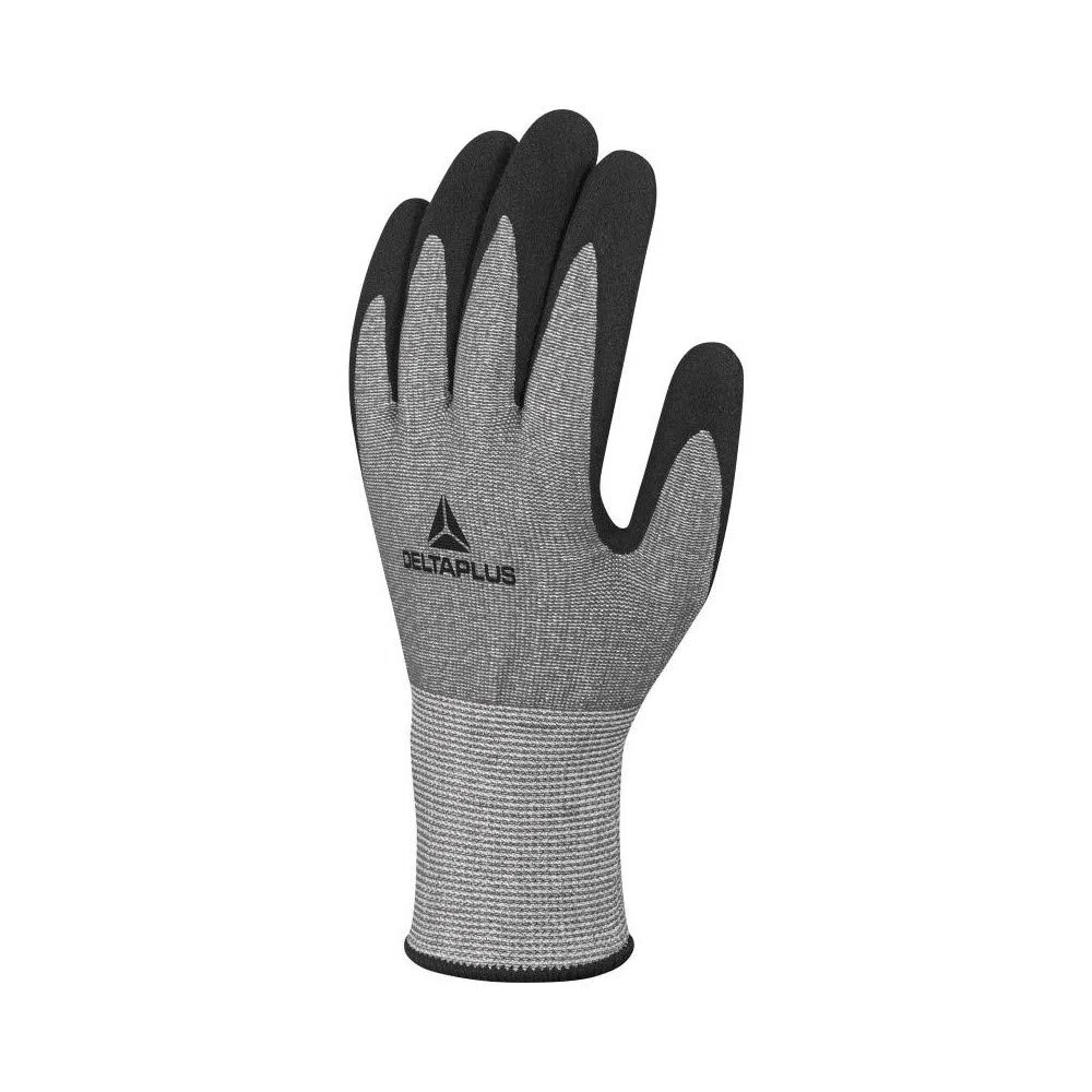 Delta plus GUANTO ANTITAGLIO IN MAGLIA VENICUT F XTREM CUT DELTAPLUS - FINEZZA 13 - Grigio-Nero, 10