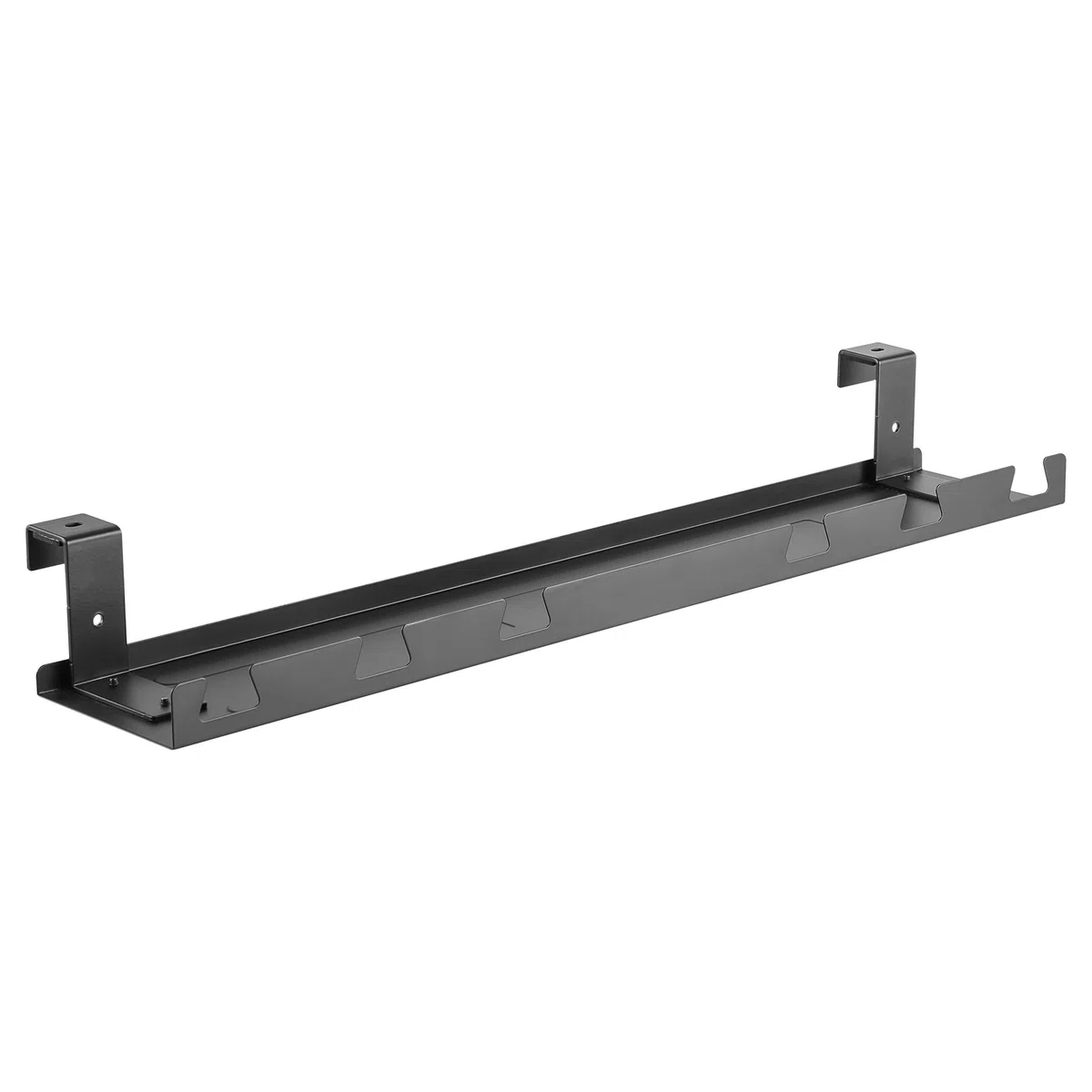 RICOO Portacavi sotto scrivania Z1122 59 x 10,6 cm Raccogli cavo Nascondi cavi Organizer salvaspazio Canalina passacavi Tavolo computer ufficio Nero