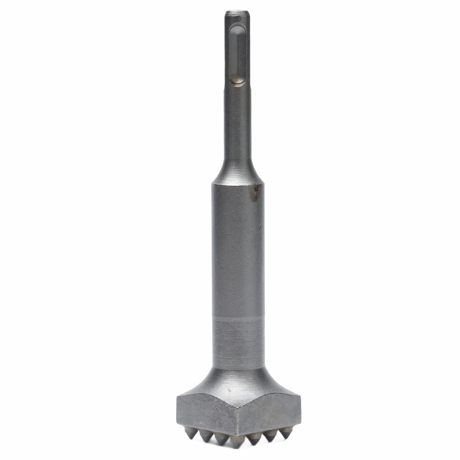 Martello Scalpello Punta da Trapano, Testa Quadrata 16 Denti Boccola Martello 40cr Acciaio Elettrico Fiore Martello Punta Scanalatura Scalpello per Calcestruzzo