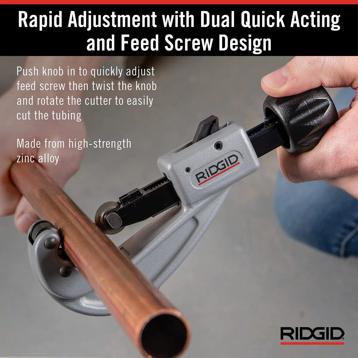 RIDGID 31632 Tagliatubi ad azione rapida modello 151, tagliatubi da 6 mm a 47,5 mm