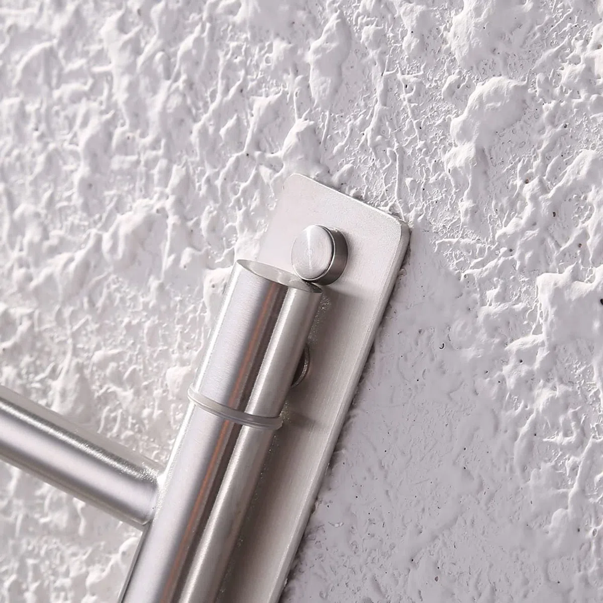 KES Portasciugamani Girevole SUS304 Portasciugamani da Bagno in Acciaio Inox con 2 Barre Girevoli Finitura Spazzolata a Parete, A2102S2-2