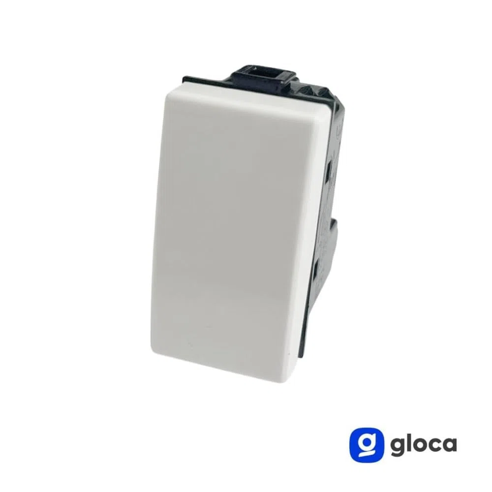 gloca Set 10 Pulsanti Unipolari 10A 250V Compatibili Con Serie Matix