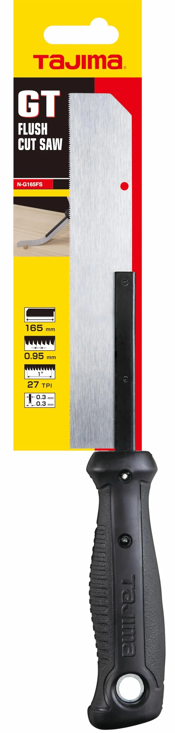 Tajima GT-Flush N-G165FS-EUR - Sega da taglio Mini 165 mm